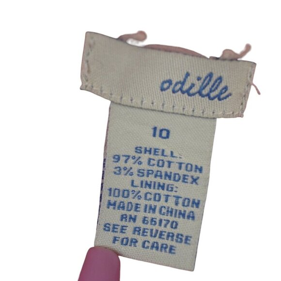 Odille Anthropologie Womens Pleated Skirt Size 10 Vibrant Lagenlook Summer - Picture 4 of 6